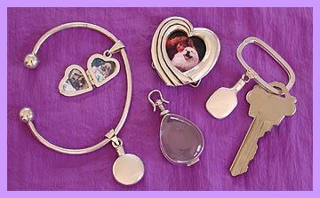 pet memorial jewelry keepsakes and lockets